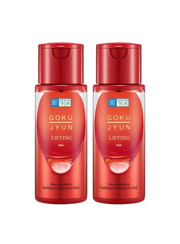 Hada Labo Gokujyun Lifting Milk 140ml x 2 Straffende Anti-Aging Feuchtigkeitscreme