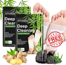 Detox Foot Patches Pads Body Detoxing Feet Deep Cleansing Herbal