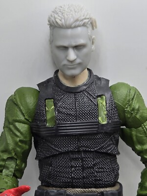 3d Print RE3 BRAD VICKERS HEAD 1:10 7'' SELECT DC MULTIVERSE SCALE