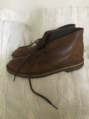 Clarks Boots Mens 10 M Brown Leather Chukka Ankle Boots Clarks Boots Mens 10 M Brown Leather Chukka Ankle Boots | eBay main image 3