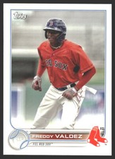 Freddy Valdez #PD-194 2022 Topps Pro Debut FCL Red Sox