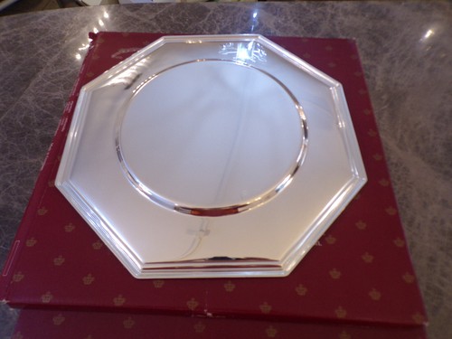 WMF Satz große schwere Platzteller achteckig 31 cm für 6 Personen versilbert TOP - Bild 4 von 6