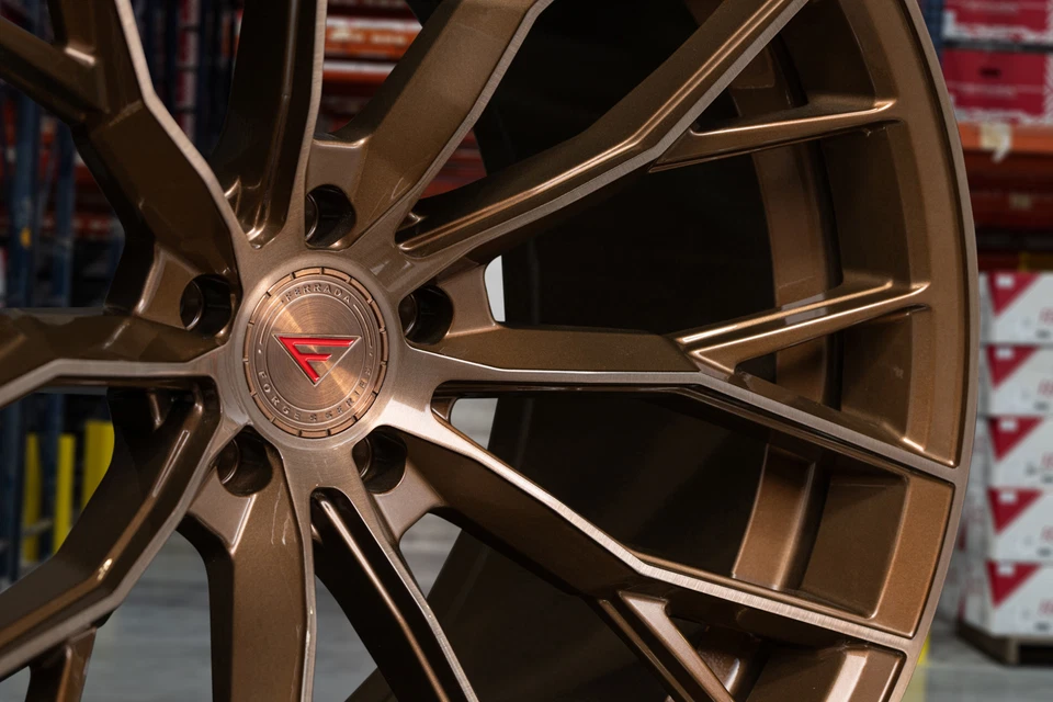 JANTES DE COBRE ESCOVADAS FERRADA FR9 20” PARA BMW F90 M5 20X10 E 20X11 - Imagem 4 de 4