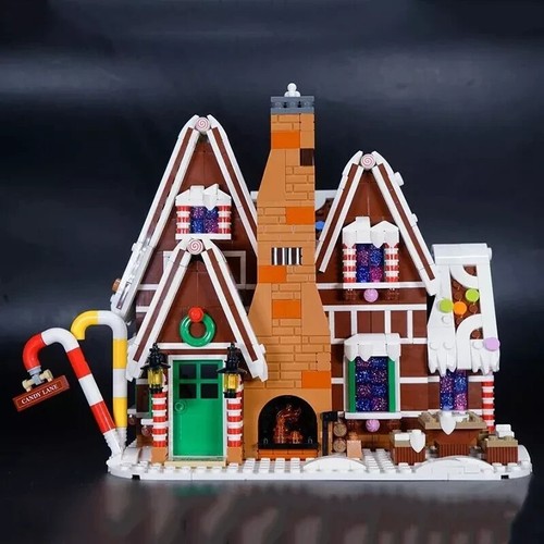 MOC 10267 Christmas Gingerbread House Building Blocks 1477pcs - With Box - Picture 6 of 6