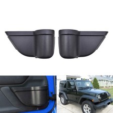 LABLT Front Door Pocket Storage Organizer Box For Jeep Wrangler JK JKU 2011-2018