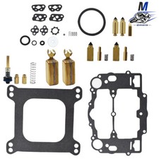 Carburetor Kit For Weber Marine W-4 Bbl Mercruiser 809064 With Floats 8m0120193