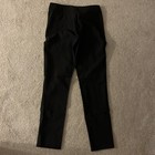 H&M Black Pants With Side Zipper pockets Size 6 Women — photo 5
