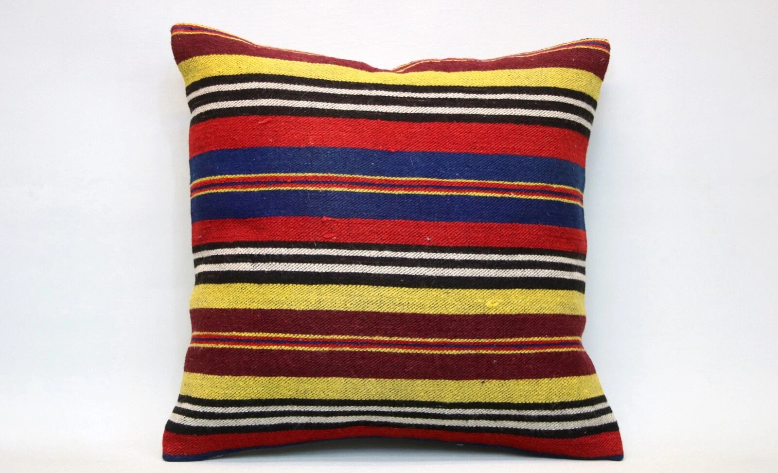 Kilim Pillow Cover, 16x16 in, Ethnic Pillow, Throw Pillow, Decorative Pillow