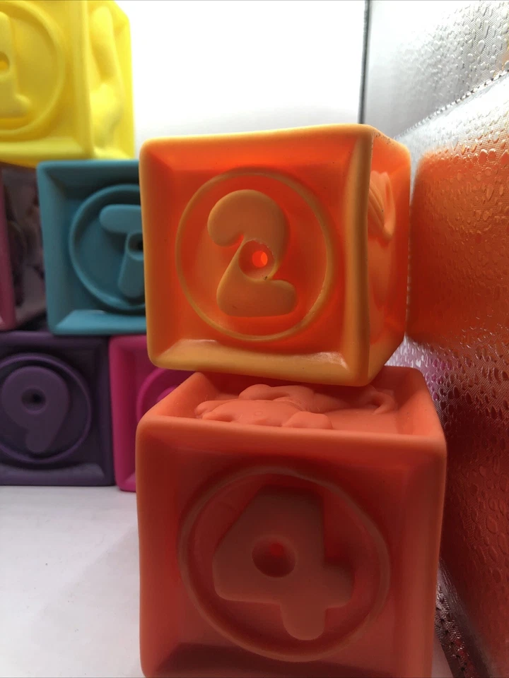B.Toys–One Two Squeeze Baby Blocks-Building Blocks for Toddlers Baby B. Blocks - Image 2 of 4
