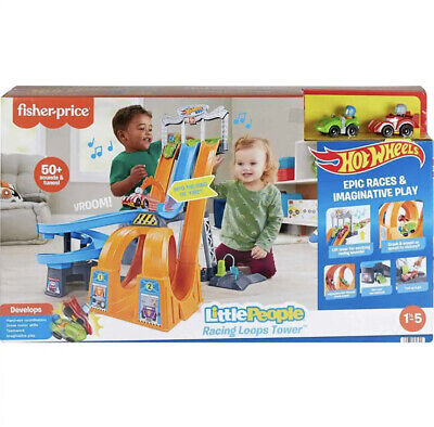 LITTLE PEOPLE PISTA DE LANÇAMENTO E LOOPS - WHEELIES - FISHER