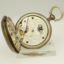 Rar Antique Pocket Watch Men's no fusee duplex chronometer no repeater RAR