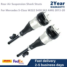 Pair Rear Air Suspension Shock Struts For Mercedes Maybach W222 S450 X222 13-20