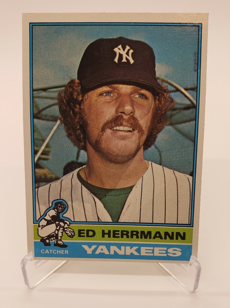 野球カード　バレンティン Vintage 1976 Ed Herrmann Topps #406 New York Yankees Catcher | eBay