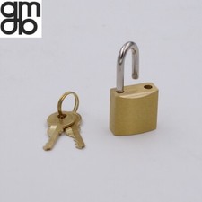 6 Lucchetti ad arco in ottone mm.20 VALIGIA COFANETTO BAULETTO