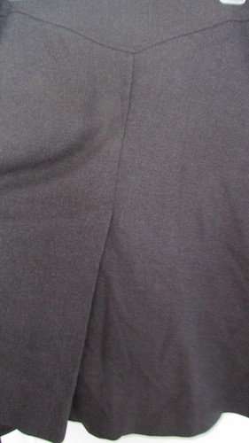 New Women's Size 20W Dark Graystone Plus Flared Pleated Dress Skirt By George - Picture 5 of 6
