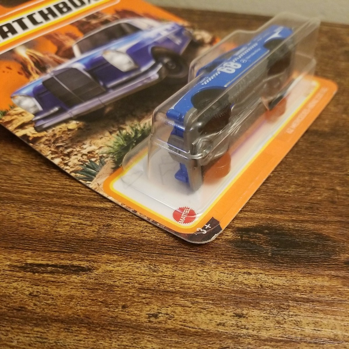Matchbox Mercedes-Benz 220 SE (1962) – Blau Mit Weißem Dach, Spielzeugauto Im Maßstab