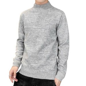 Download Winter Men's Long sleeve Knitwear Pullover Mock Neck ...