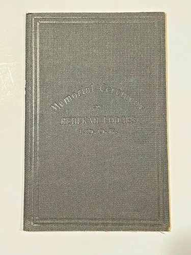 Vintage 1908 Baltimore Memorial Service For Members of Rebekah Lodges Booklet - Bild 2 von 5