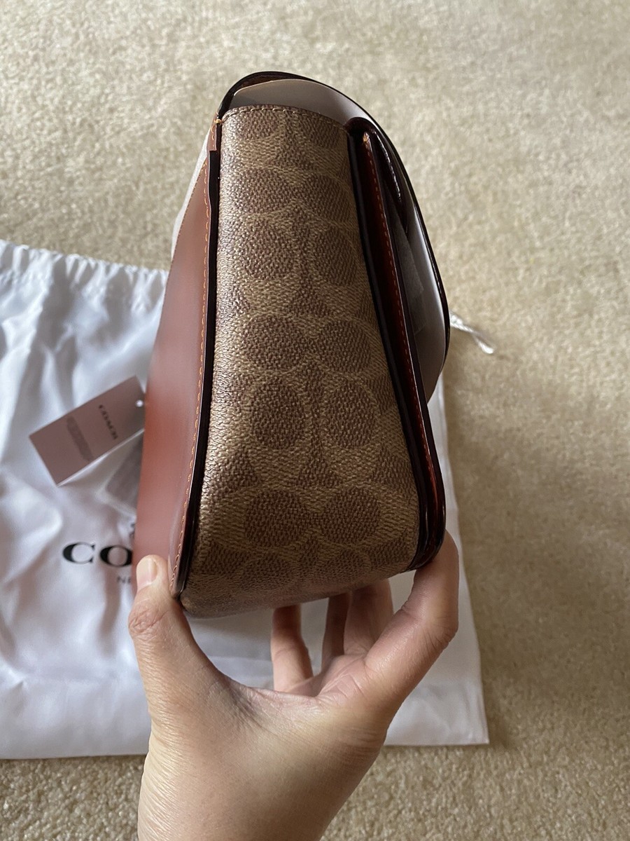COACH Signature Canvas Madison Shoulder Bag C0827 NWT | eBay