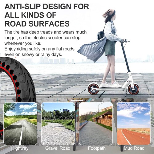 2PCS Replacement Solid Tyre 8.5" Honeycomb Tire for Xiaomi Mi M365 Pro E-Scooter - Picture 11 of 18