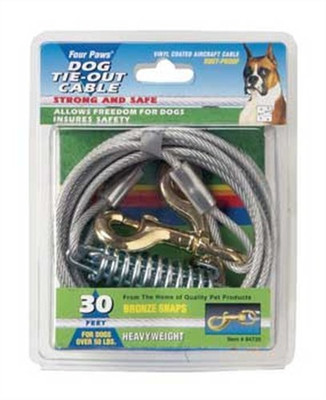 four paws tie out cable
