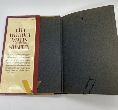 City Without Walls W.H. Auden 1969 1st Ed 1st Printing HC Ex-Library Poetry Book - Picture 9 of 19