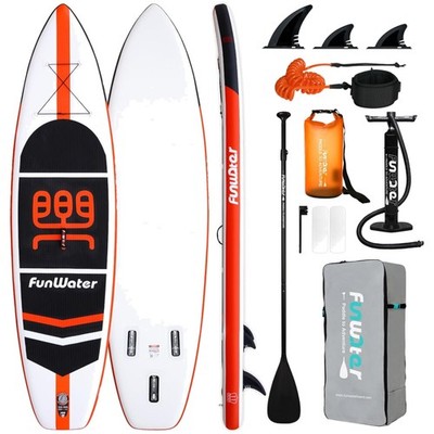 SUP Board aufblasbar 10'6''-11'6'' Paddelset Pumpe Zubehör Adventure
