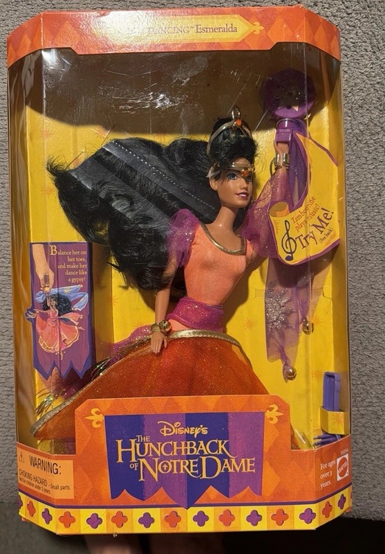 Disney's The Hunchback Of Notre Dame Esmeralda Doll 1995 Mattel No 15314 NIB
