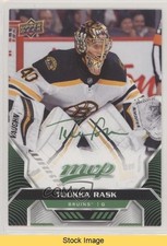 2020-21 Upper Deck MVP Green Script Tuukka Rask #63 READ 0w8