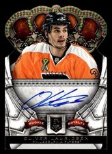 2013 PANINI CROWN ROYALE OLIVER LAURIDSEN 222 RC ROYALTY AUTOGRAPHS /499 FLYERS