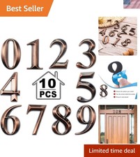 3D Mailbox Numbers 0-9 Self Adhesive 2 Inch Address Numbers Stickers Door House