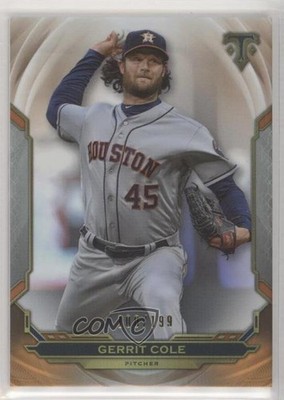 2019 Topps Triple Threads Amber /199 Gerrit Cole #21 0e3