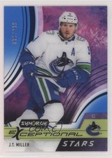 2021-22 Upper Deck Synergy Exceptional Stars Blue 86/299 JT Miller #ES-JM 14h9