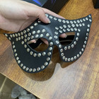 PU Leather Eye Mask Masquerade Party Dress Clubwear Halloween Blindfold WomenMen — photo 4