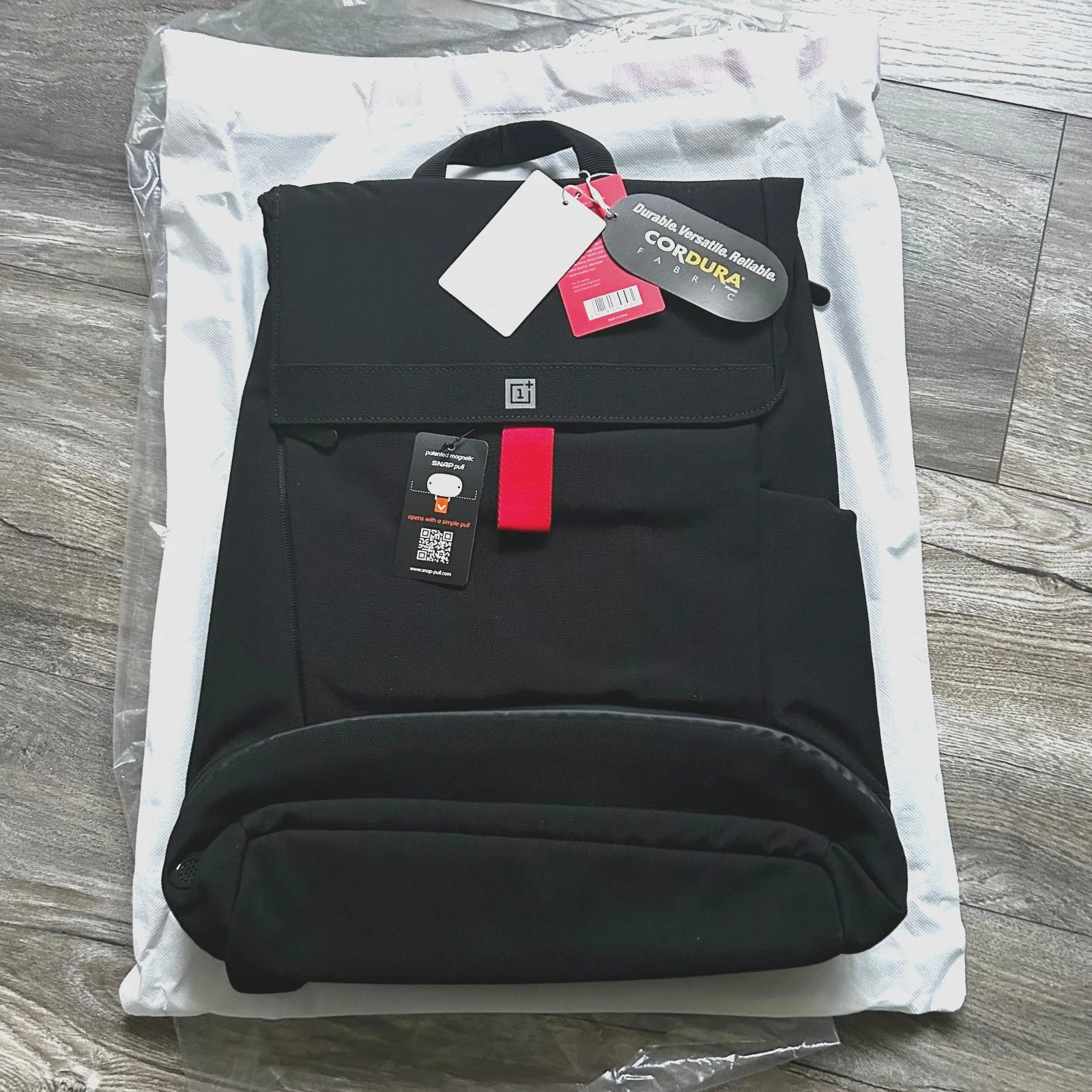 Genuine OnePlus Explorer Backpack 15 Laptop Bag Cordura Fidlock Slate Black New