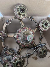 Virden Vintage 1920S Floral Antique Chandelier
