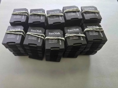 SanDisk Micro SD Adapter SDXC SDHC TF Card Bulk Lot 5 10 25 50 100 200