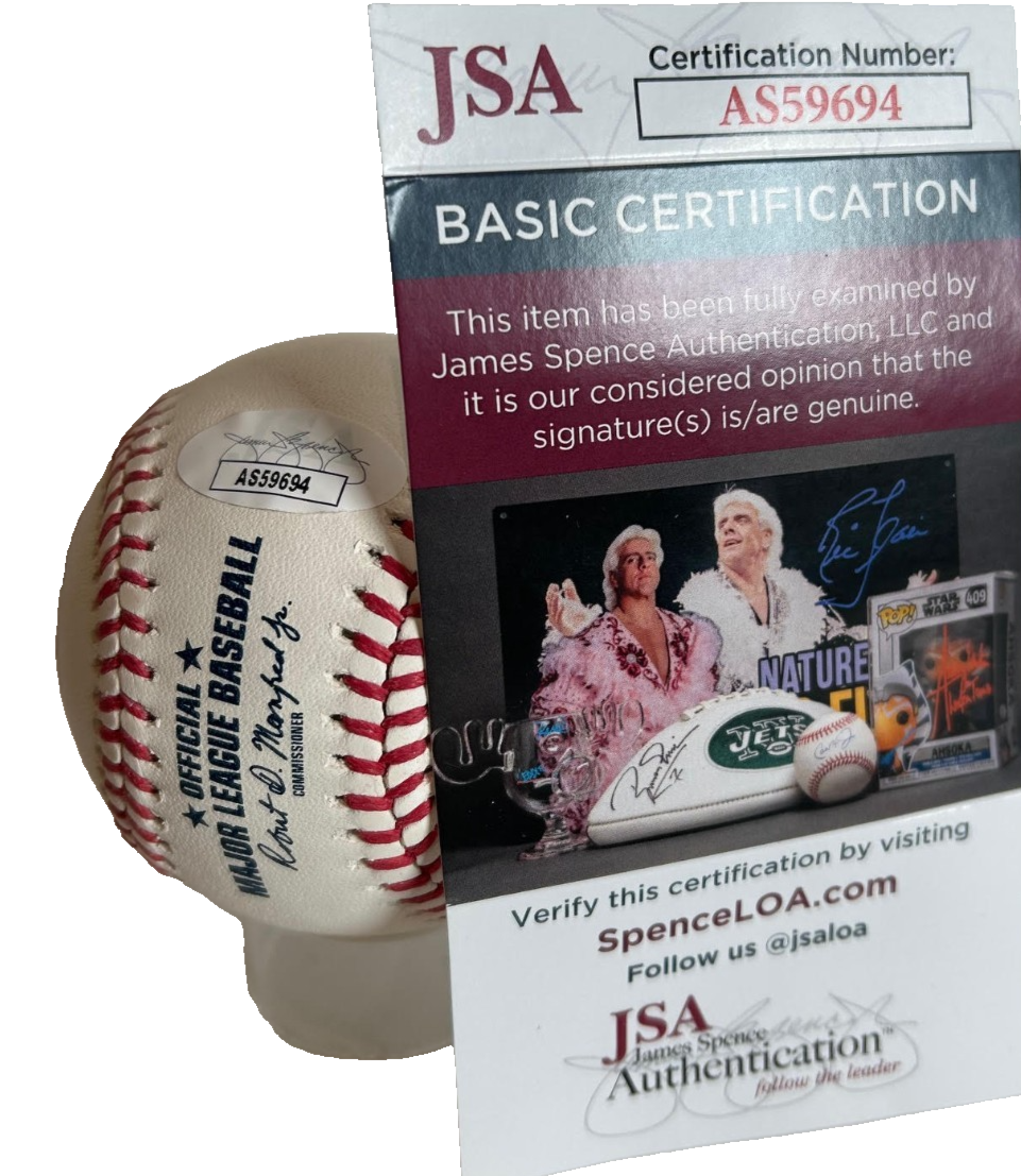 Darryl Strawberry Autographed Official Major League Baseball - JSA