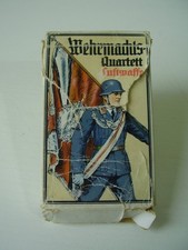 2 Wojna Światowa Rzadka gra kwartetowa LW z oryginalnym opakowaniem sprzed 1945 roku