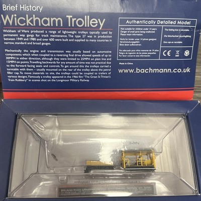 Bachmann Branch-Line Model RTR Scale 1:76 #32-993 Wickham Trolley