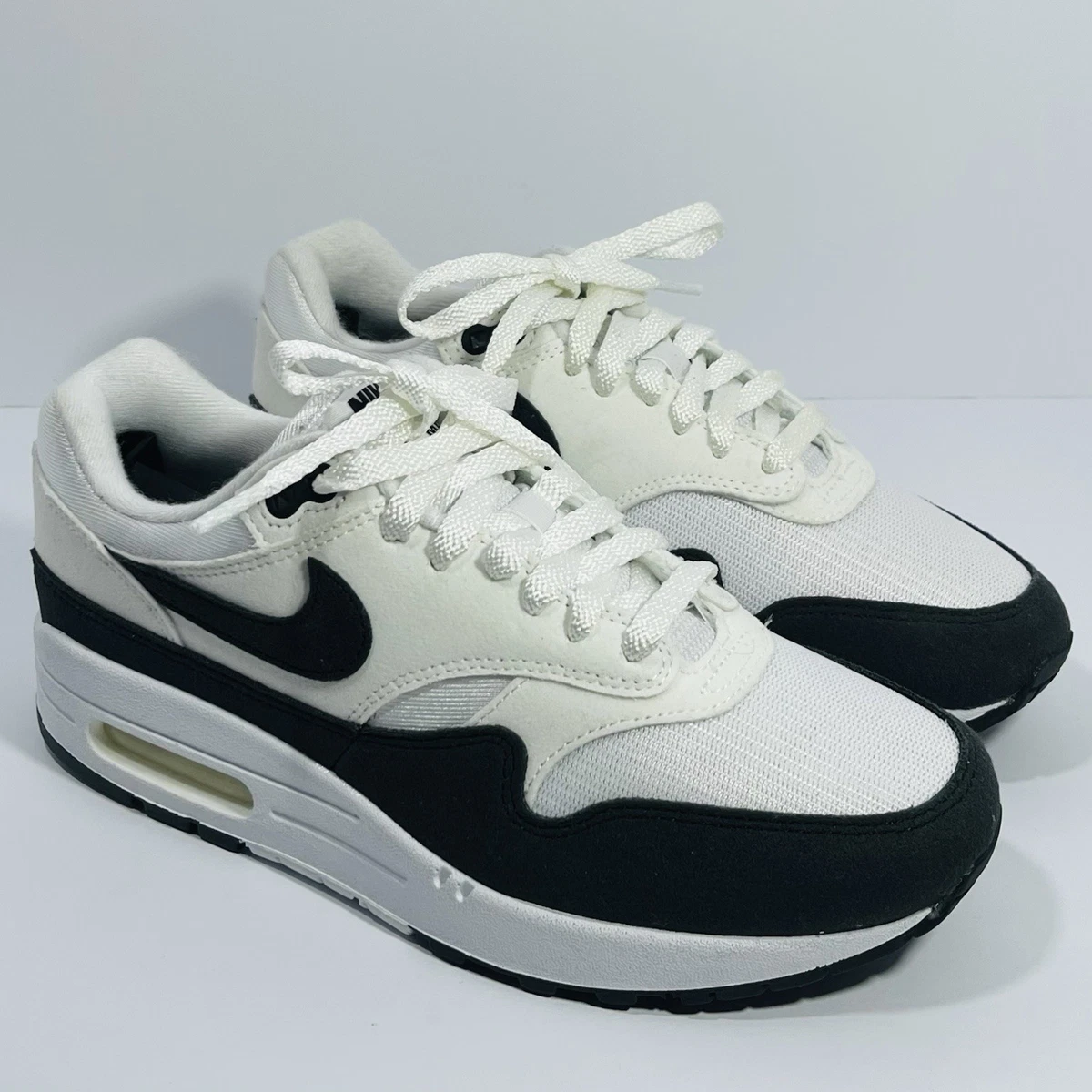 Nike Air Max 1 Essential White Black Size 10 Men 12.5 Women NEW WITH BOX Nike Air Max 1 Black/White for sale | eBay main image 4