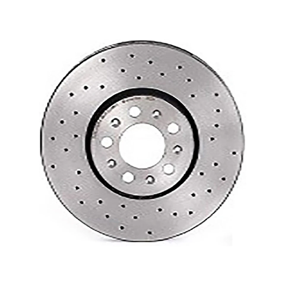 Kit de frenos delanteros para VW Beetle Golf Jetta Brembo 288 mm rotores perforados pastillas de cerámica Foto 2 de 4