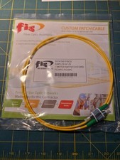 FIBER OPTIC JUMPER CABLE, 1 METER, FC/APC - FC/APC, SINGLE MODE, SIMPLEX