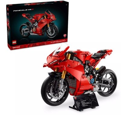 LEGO Technic Ducati Panigale V4 S Motorcycle Model Building Set 42202