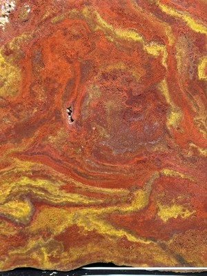 INDONESIAN RED MOSS AGATE SLAB - Lapidary Unpolished Crystal Rough Rock Mineral