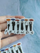 Friends Tv Show, Sticker, Cast, Rachel, Monica, Phoebe, Joey, Chandler, Ross