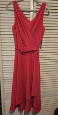 New DKNY Women's Pink Midi Dress Size 10