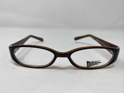 2000 And Beyond 2064 BROWN LAMINATE 51-18-130 Full Rim Eyeglasses Frame !P08