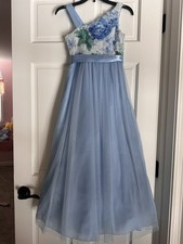 Youth Girls size 7. Beautiful Dress Worn One Time. Poppies Roses Maxi Dress.