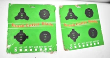 Lot of 2 Brush Cutter Blades Carbon Steel Set 10" x 3 For Stihl/Husqvarna